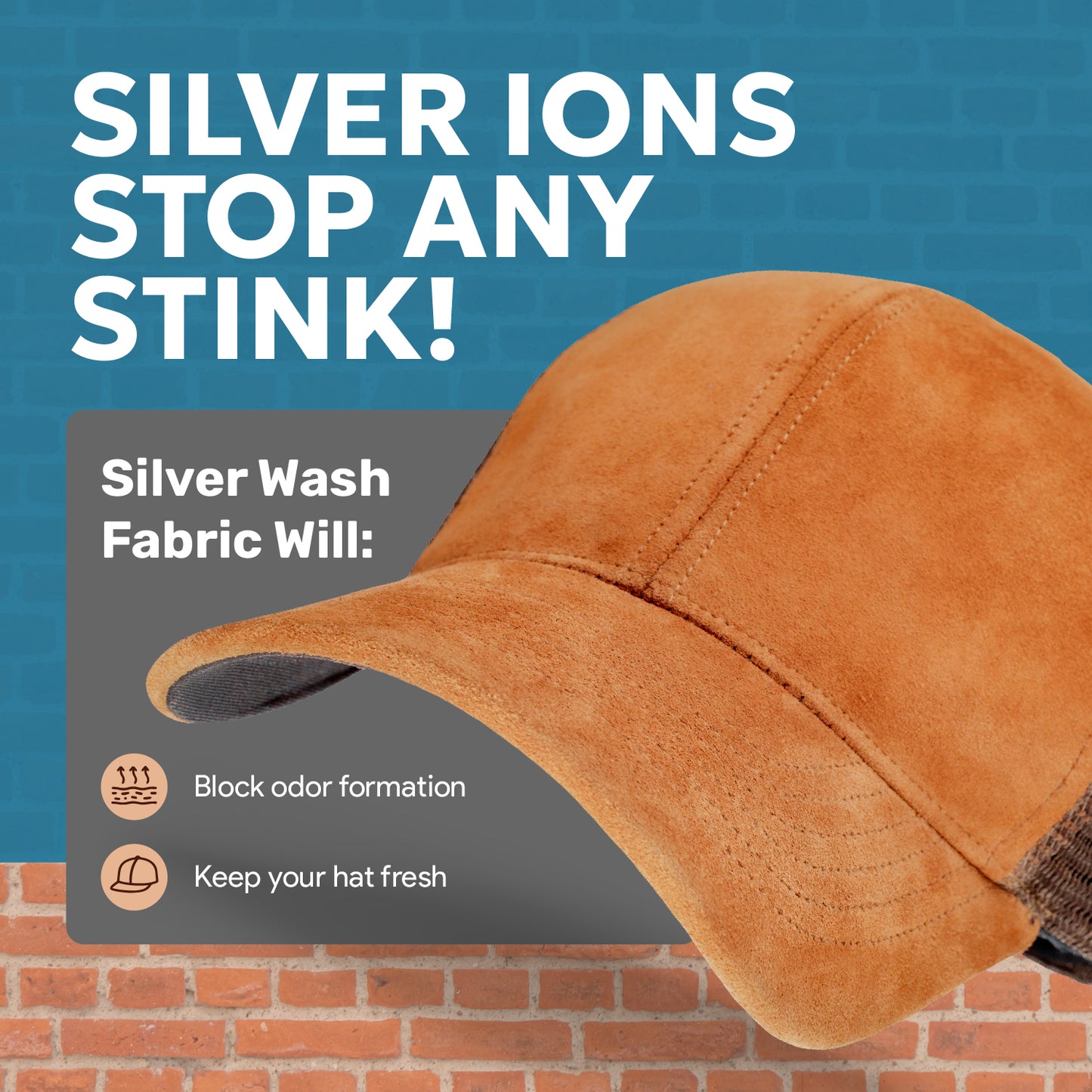 Café Brown Italian Suede Trucker Hat, Snapback, Made in USA
