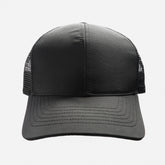 Black Waterproof Snapback Trucker Hat