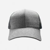 Gray Italian Wool Trucker Hat, Snapback, Made in USA