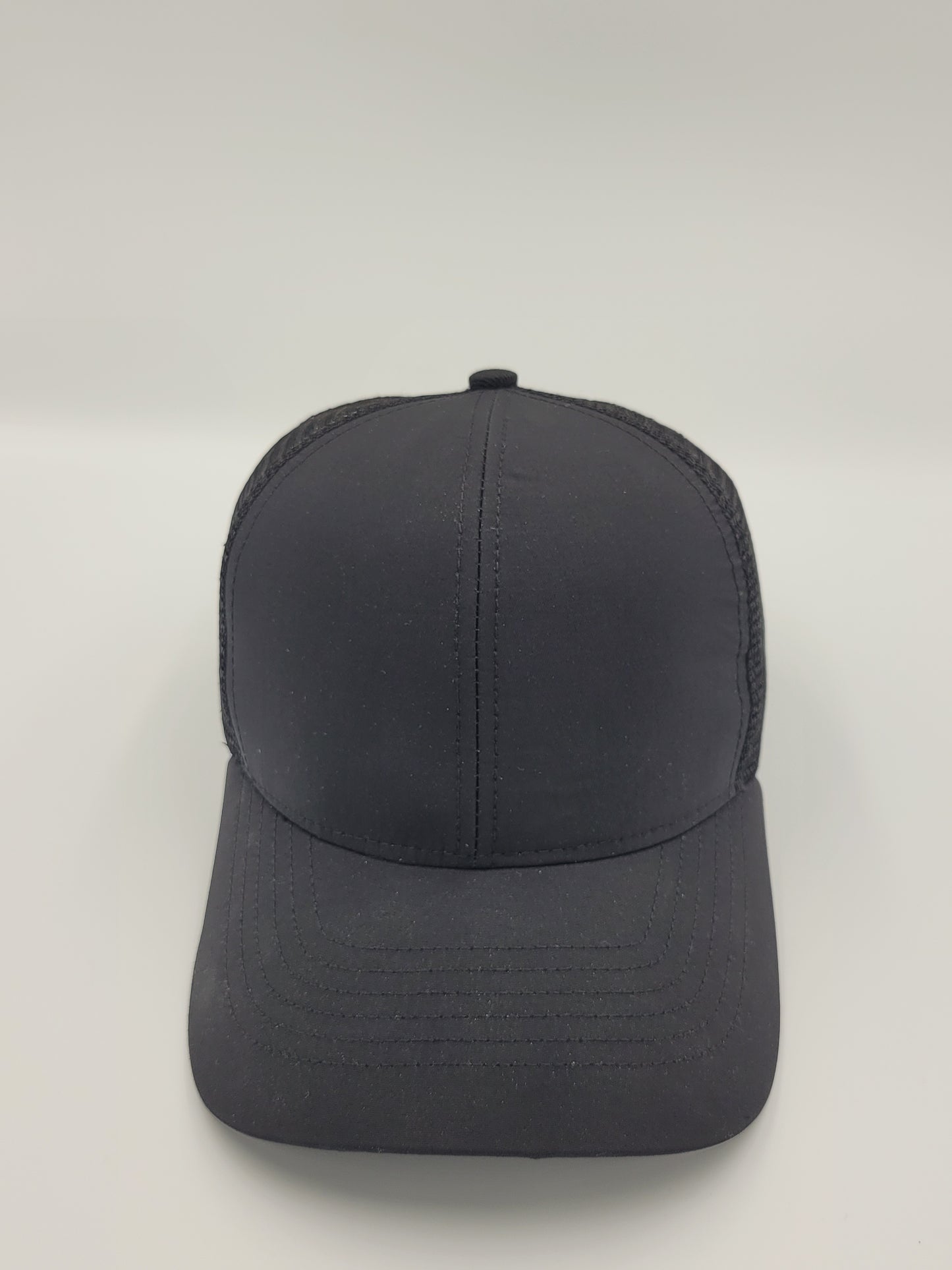 Black Waterproof Trucker Hat, Snapback, Made in USA