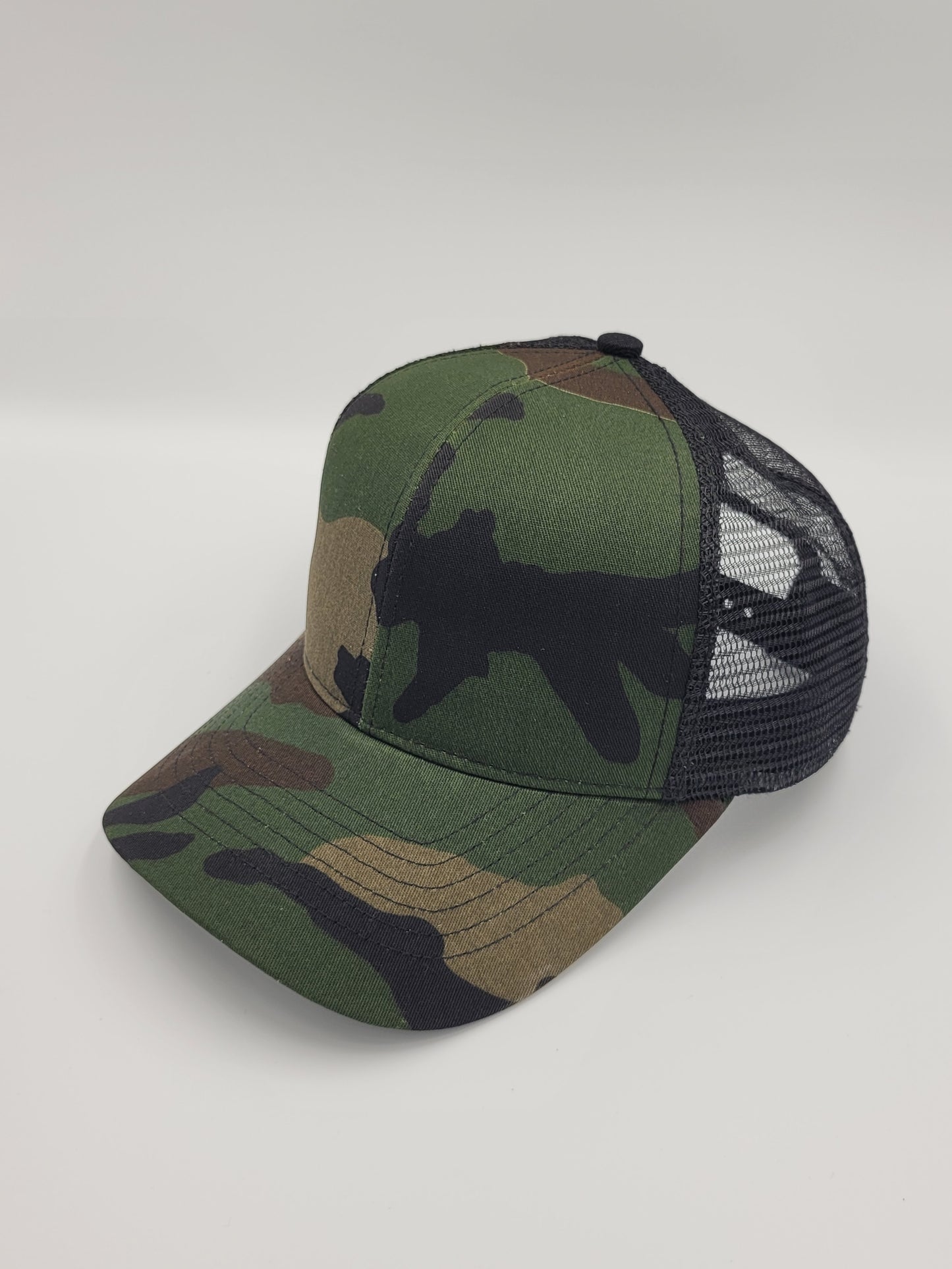 Camo Trucker Hat, Snapback, Made in USA