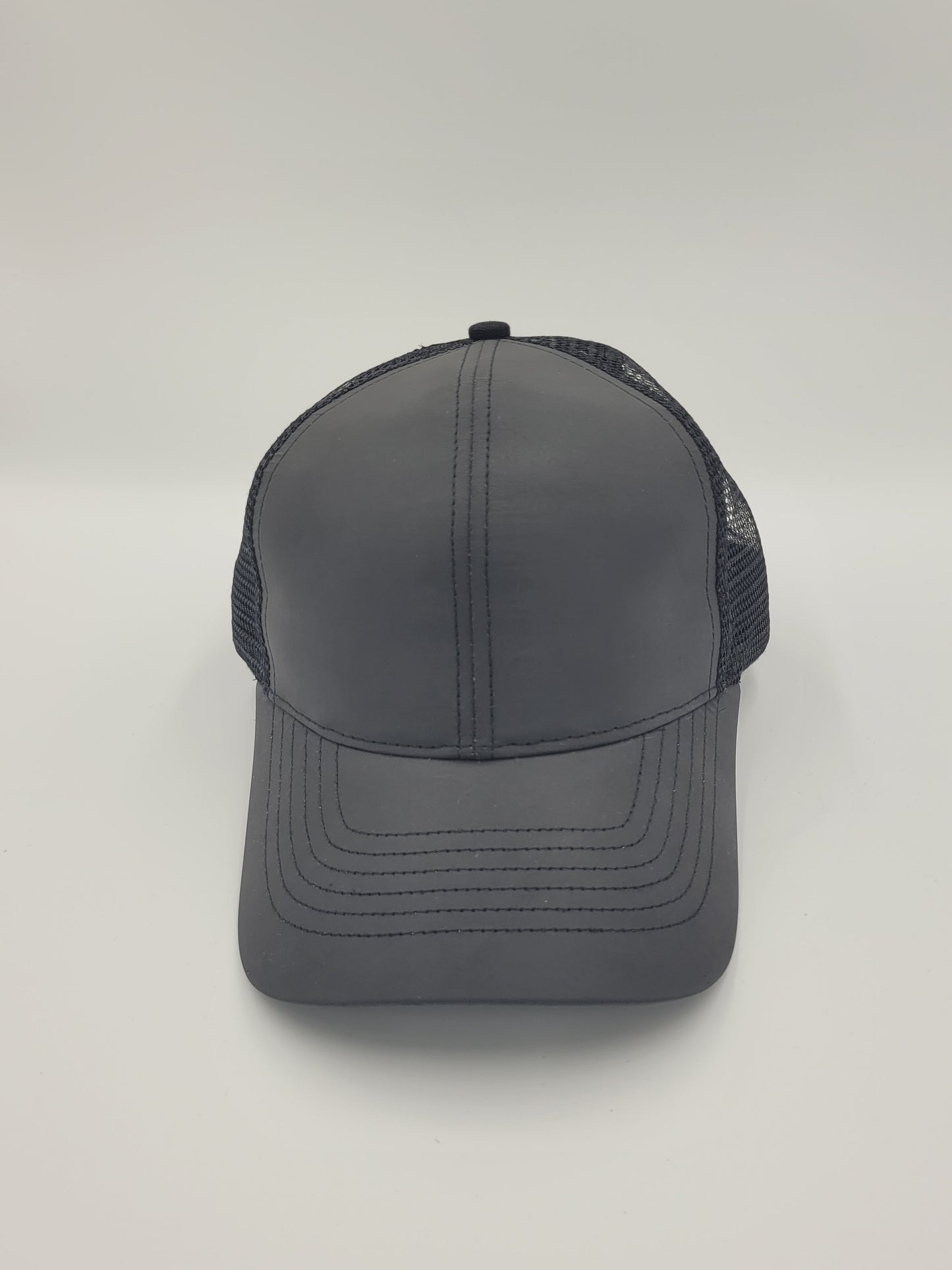 Black Reflective Trucker Hat, Snapback, Made in USA