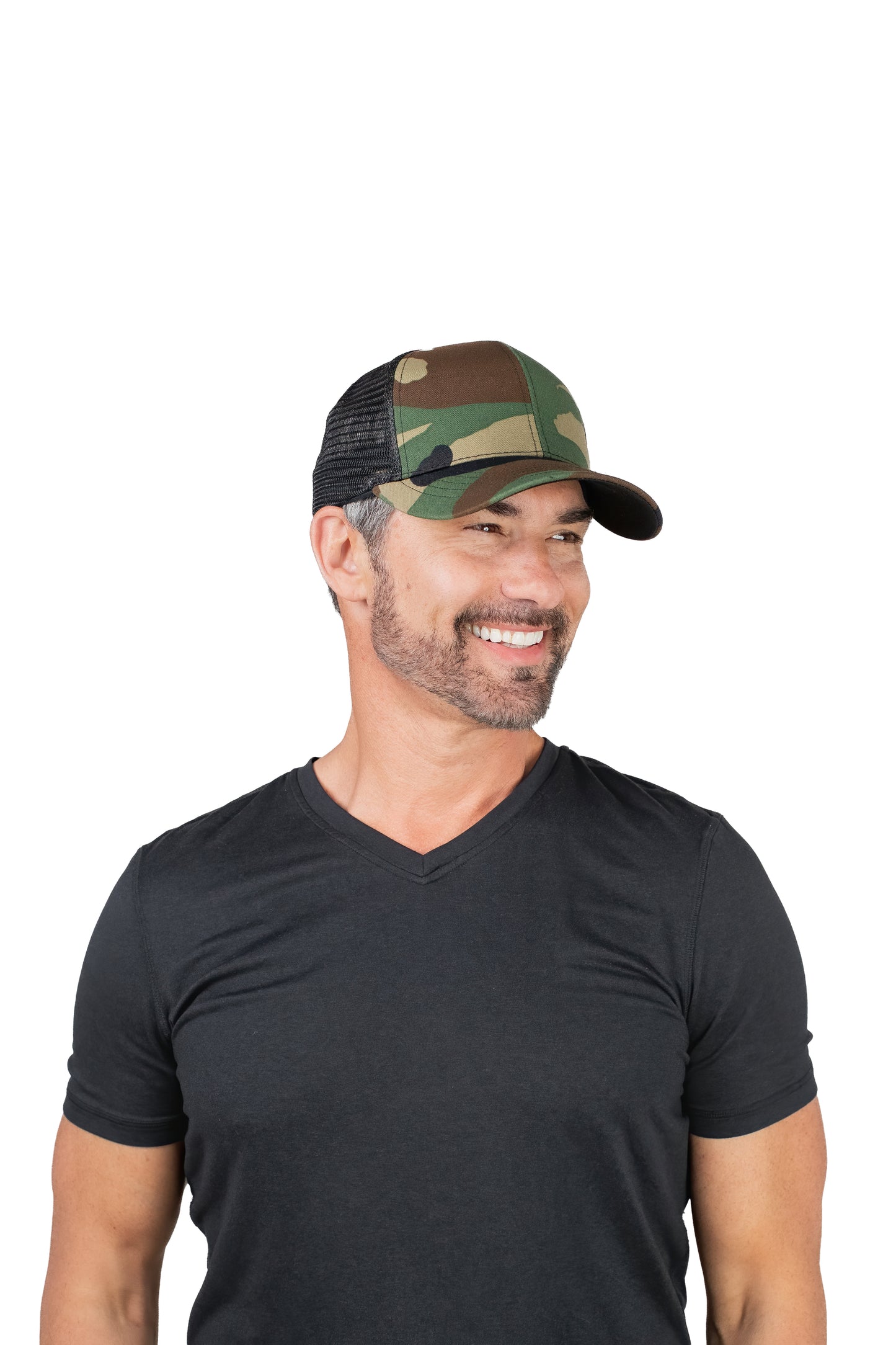 M81 Woodland Camo Waterproof Snapback Trucker Hat