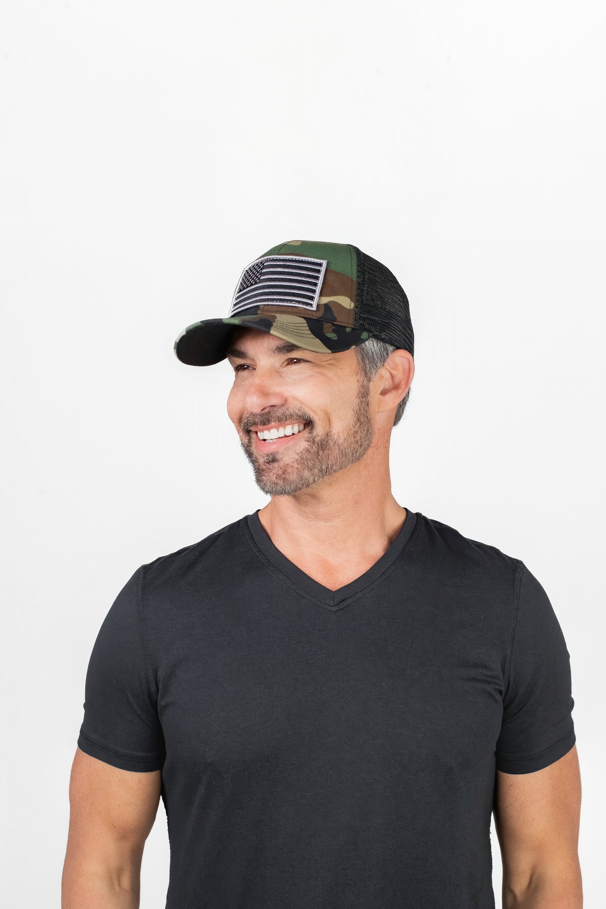 M81 Woodland Camo, Water Proof, Cordura Nylon, USA Flag Embroidery