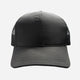 Black Waterproof Snapback Trucker Hat