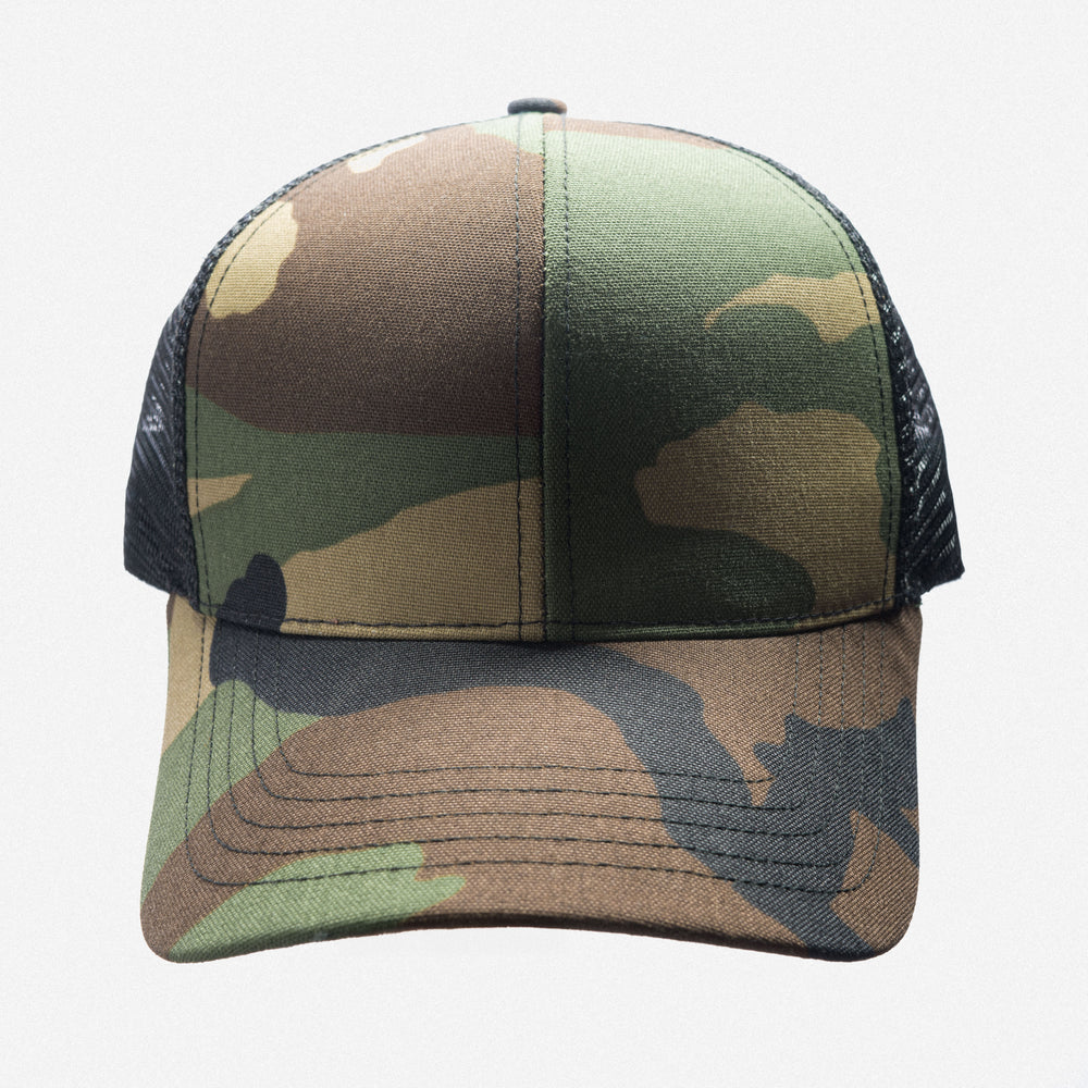 M81 Woodland Camo Waterproof Snapback Trucker Hat