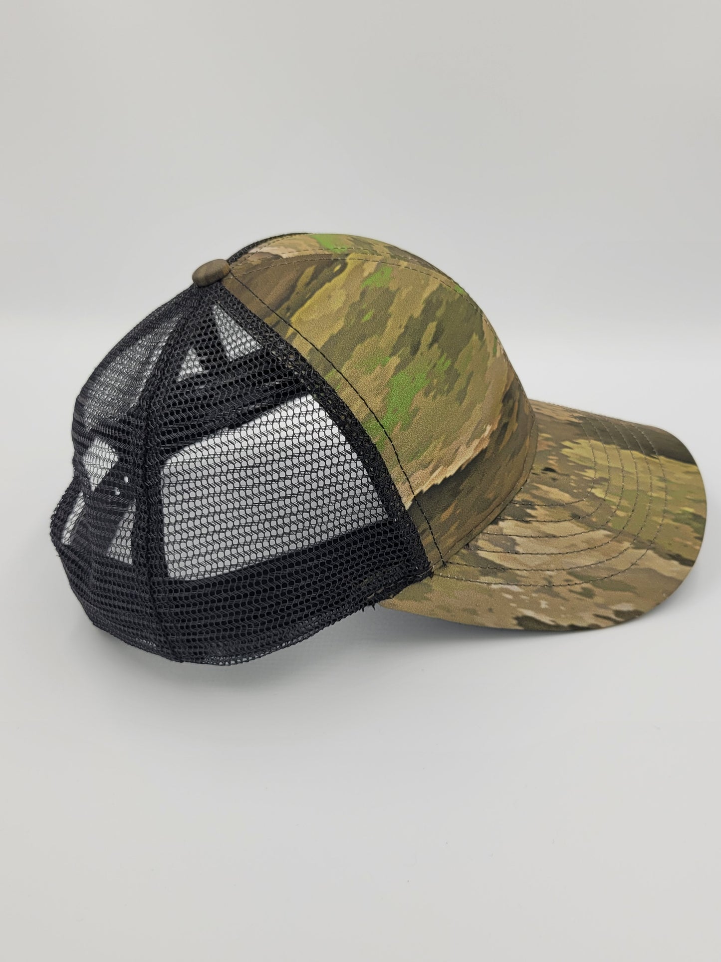 Camo A-TACS iX Waterproof Trucker Hat, Snapback, Made in USA