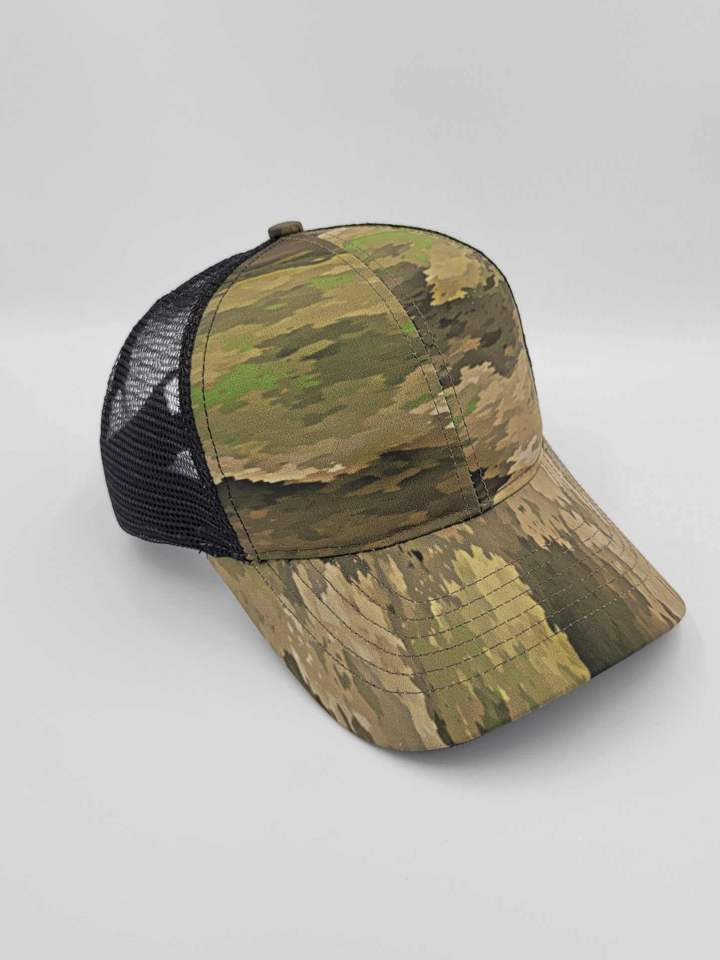 Camo A-TACS iX Waterproof Trucker Hat, Snapback, Made in USA