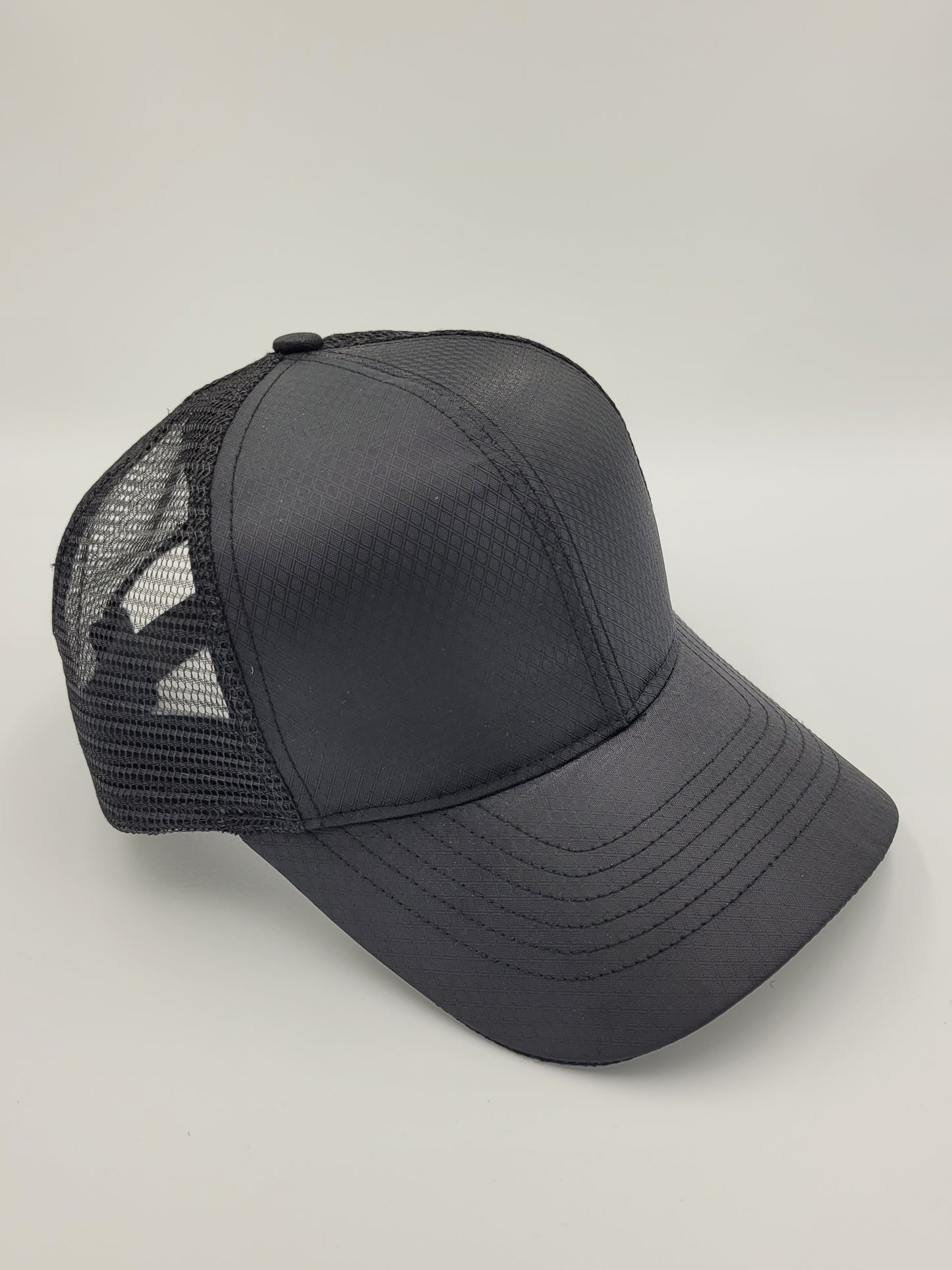 Black Diamond Ripstop Waterproof Trucker Hat, Snapback, Made in USA